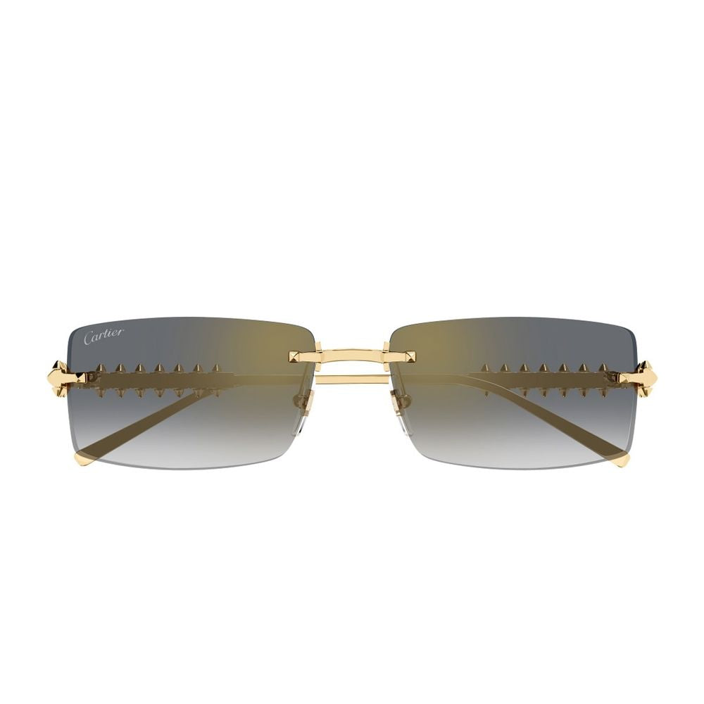 Ct0604S Clash De Rectangular Rimless Sunglasses
