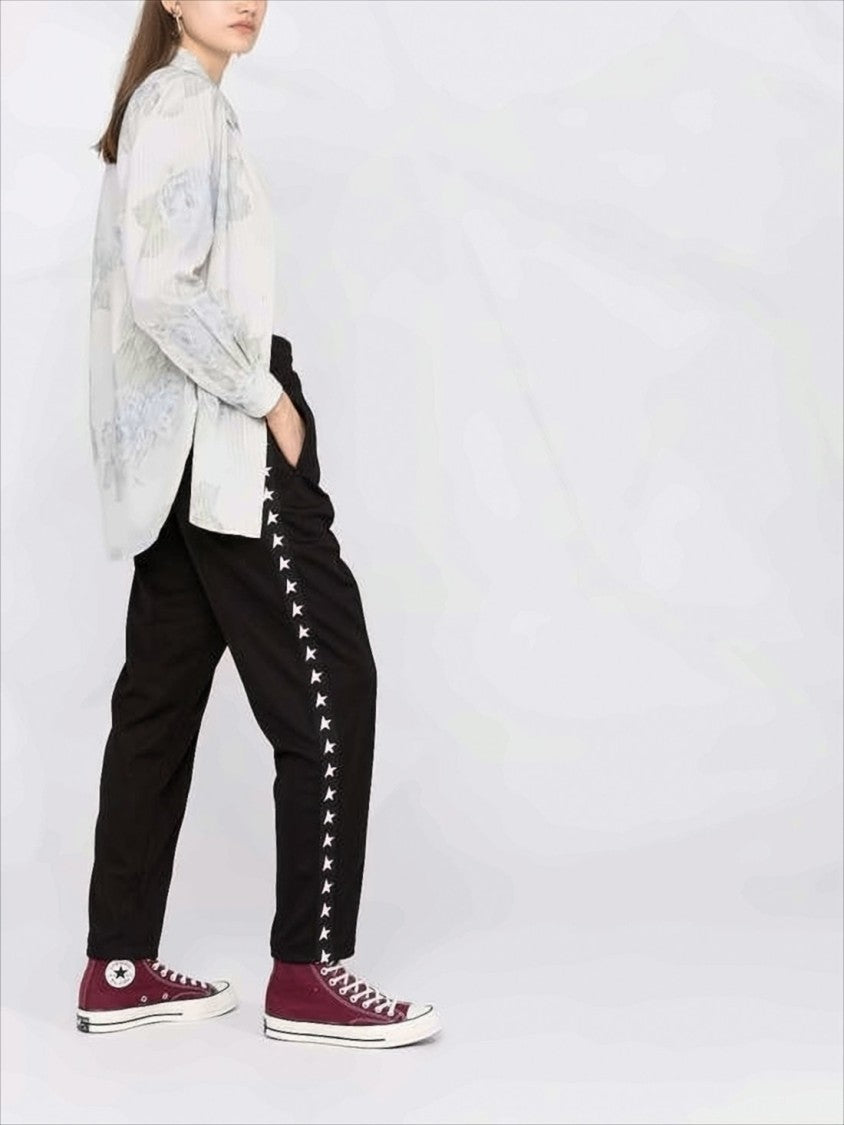 Jogger Pants With Star Detail And Elastic Waistband
