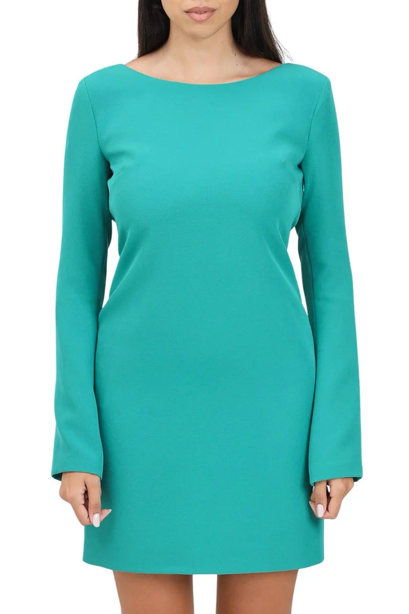 Stretch Sheath Dress - Green