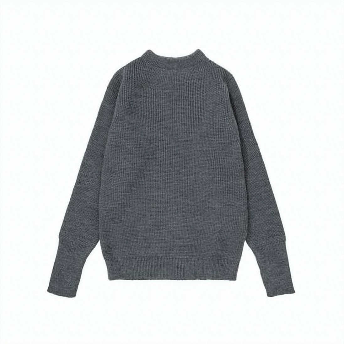 Textured Merino Wool Sweater with Snug Fit