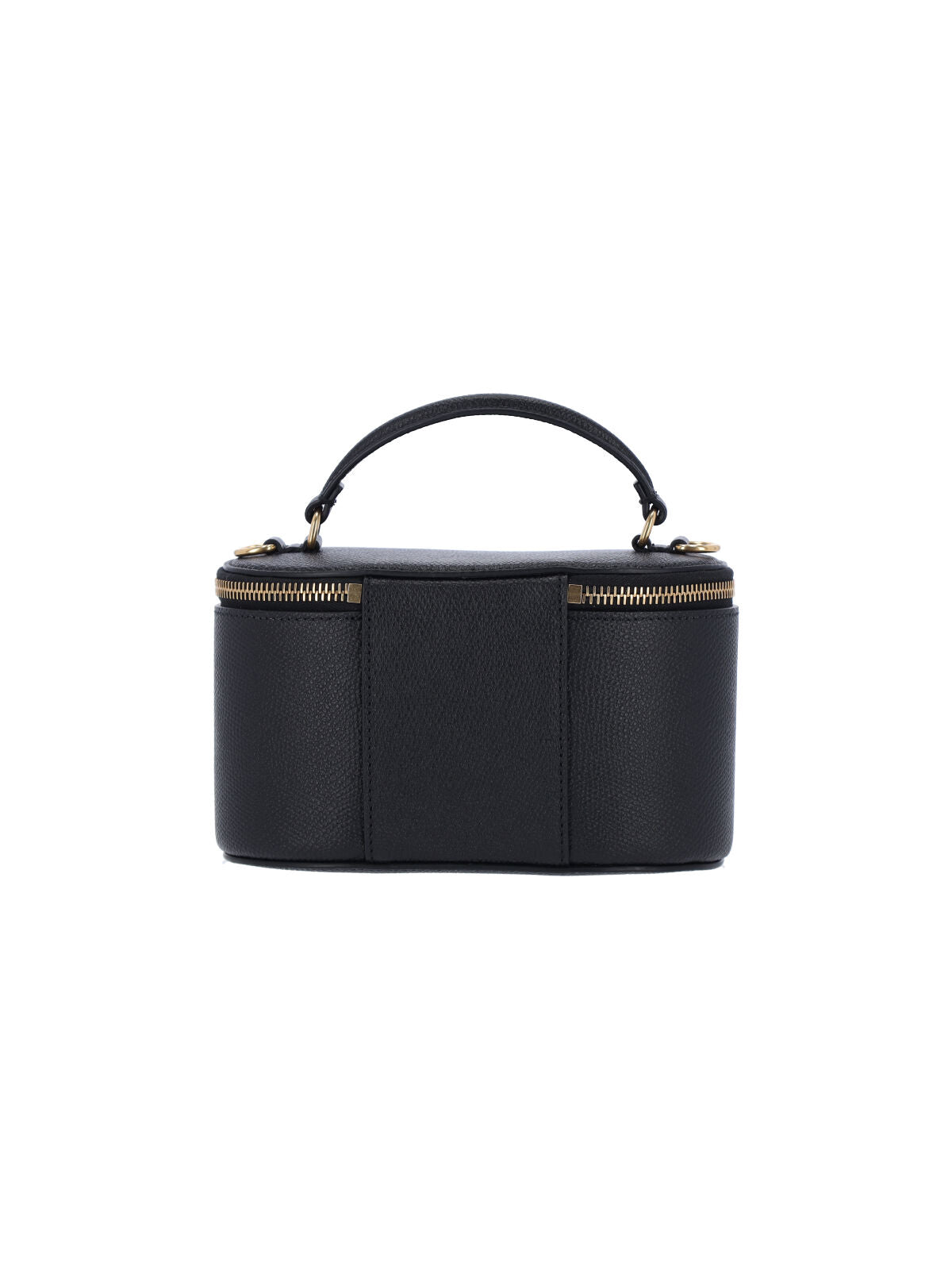 Black Calfskin "Vlogo Signature" Mini Vanity Bag