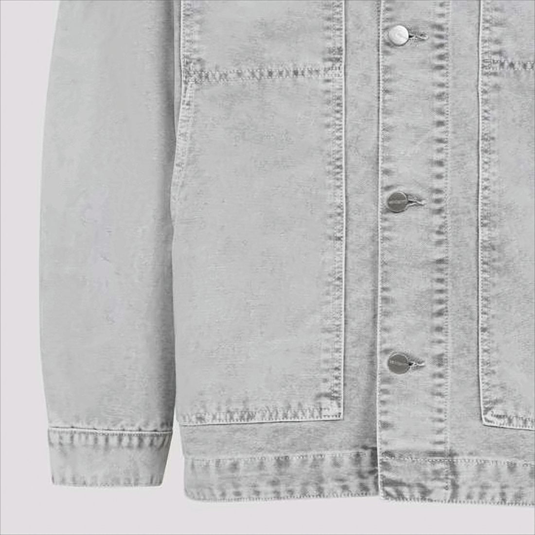 Light Grey Washed Denim Jacket