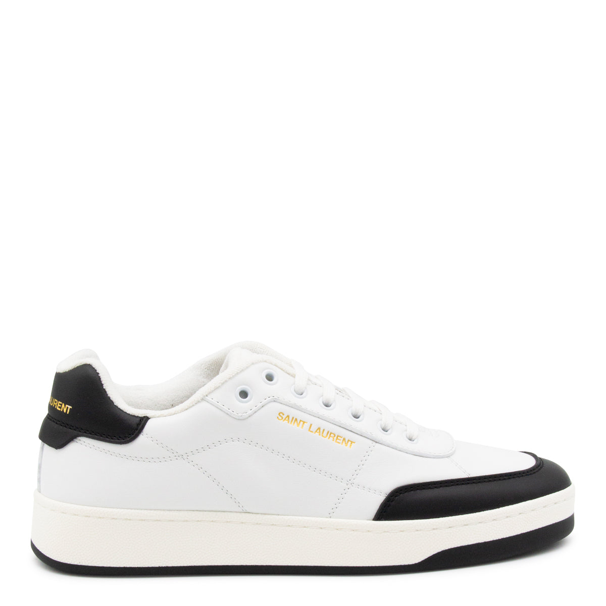 Round Toe Leather Sneakers