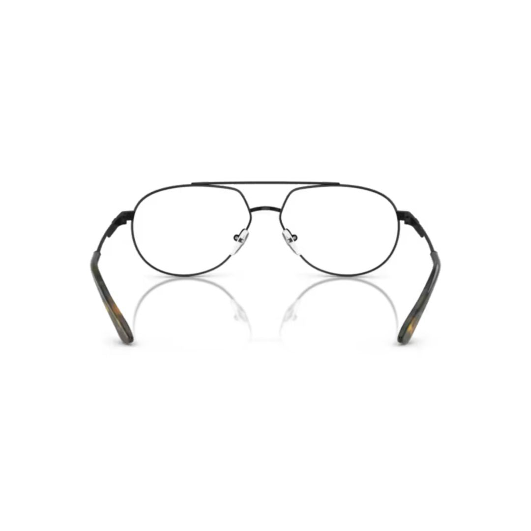 0ea1165 Classic Aviator Eyeglasses with Tortoiseshell Temple Tips
