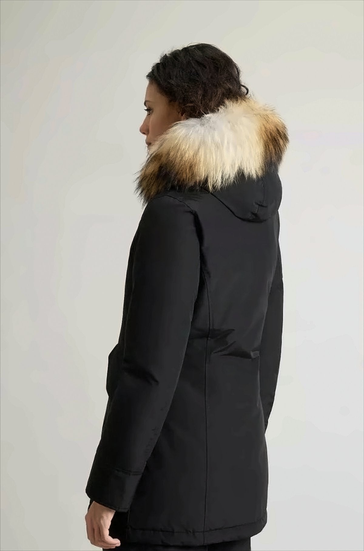 Arctic Raccoon Parka With Teflon Coating
