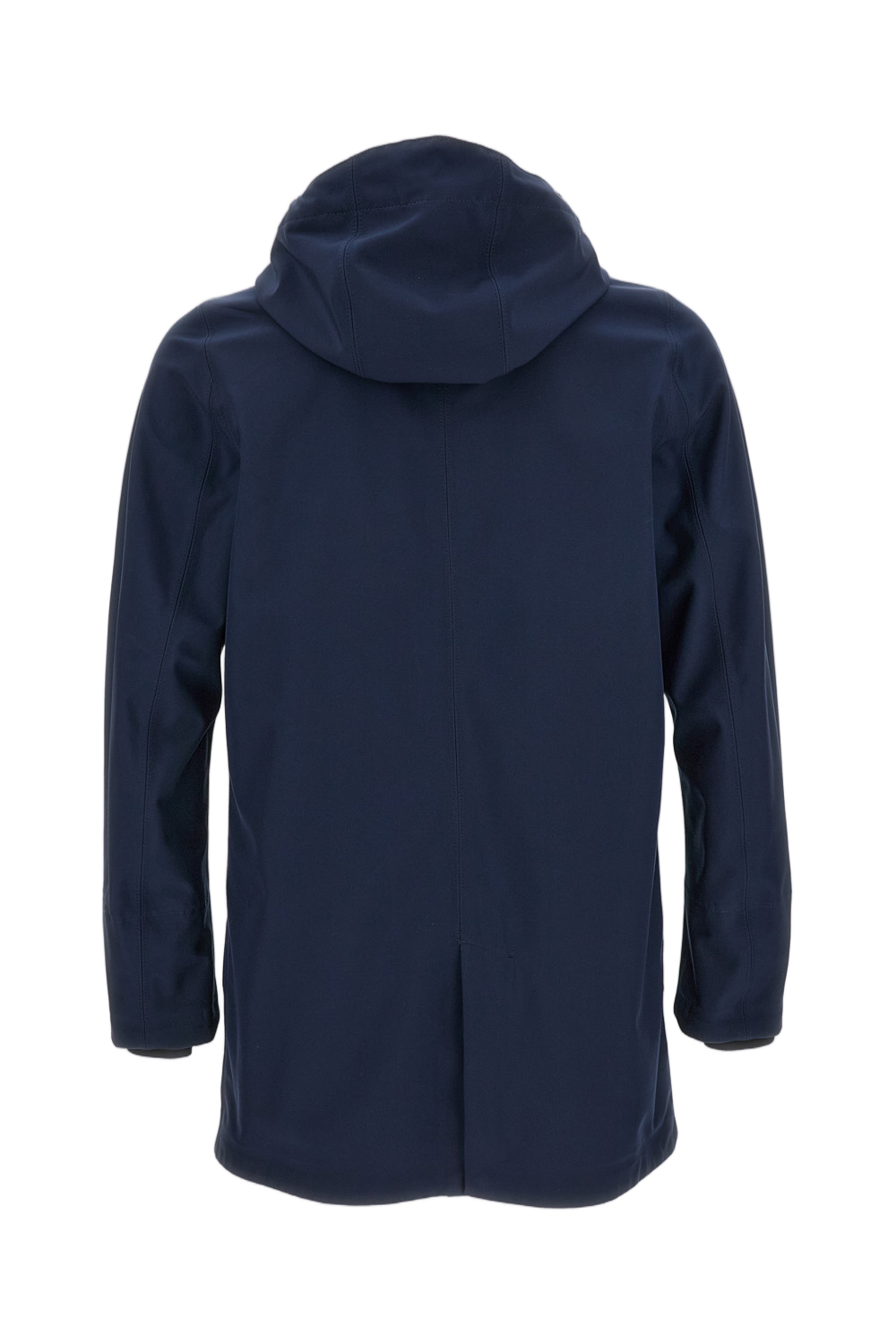 Hooded Minimalist Jacket with Drawstring