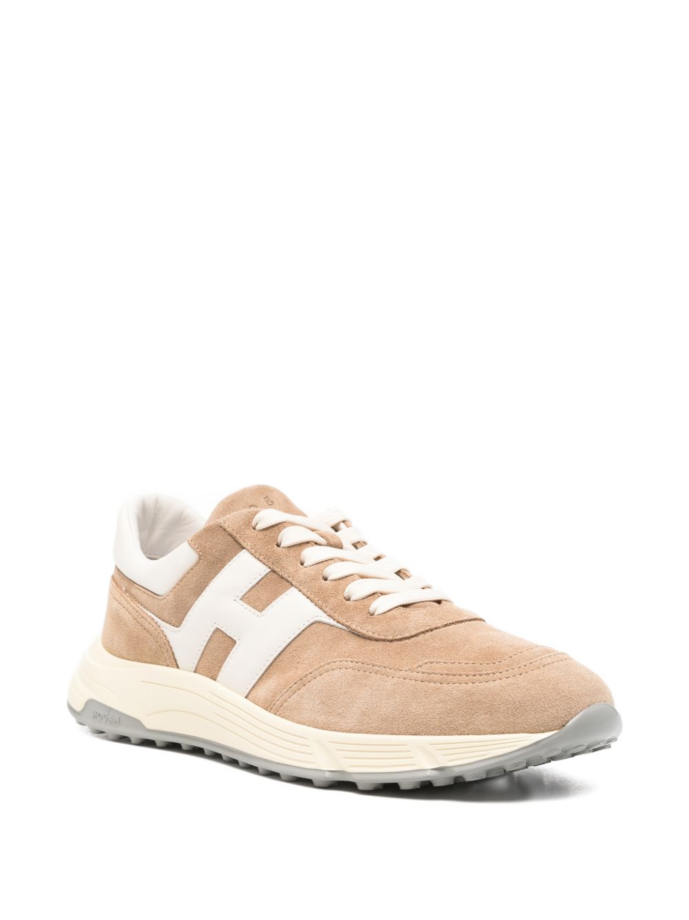 Silk And Nylon Sneakers With Textured Sole