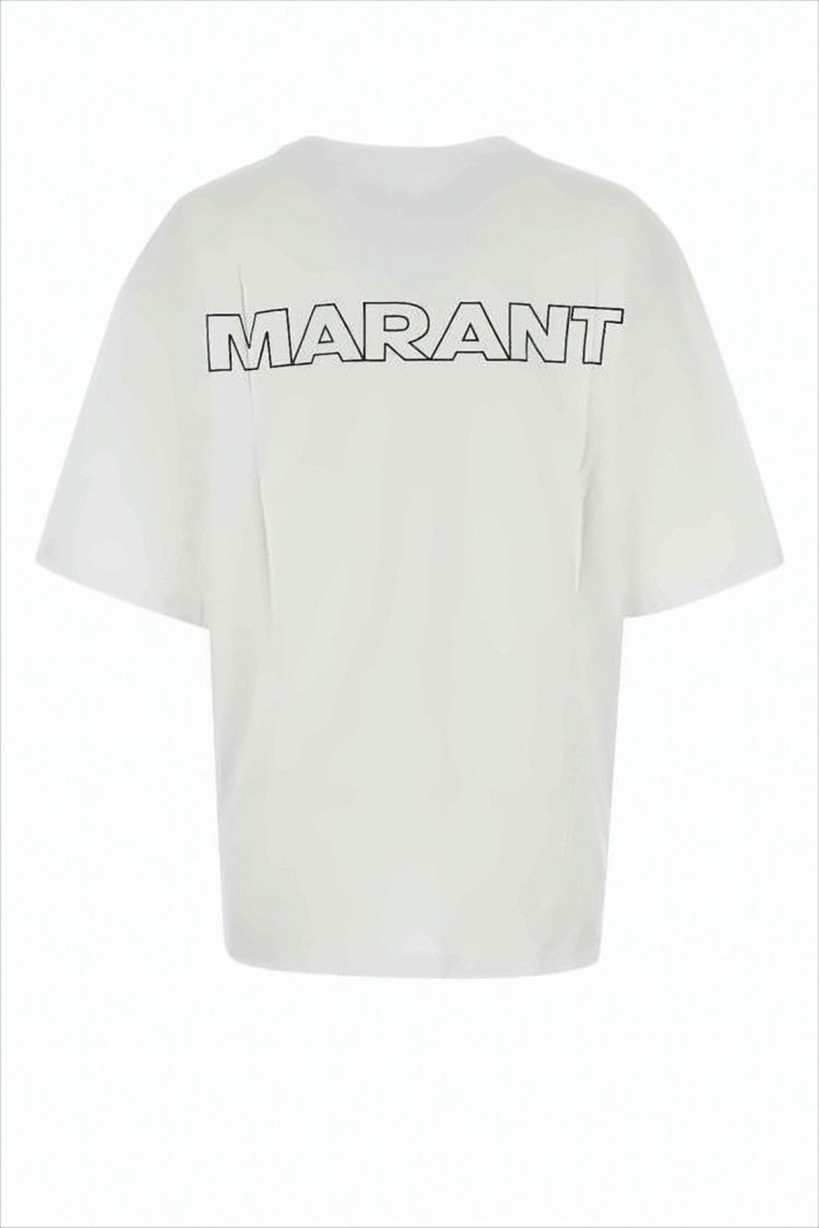 Relaxed-Fit White T-Shirt with Bold Graphic Print