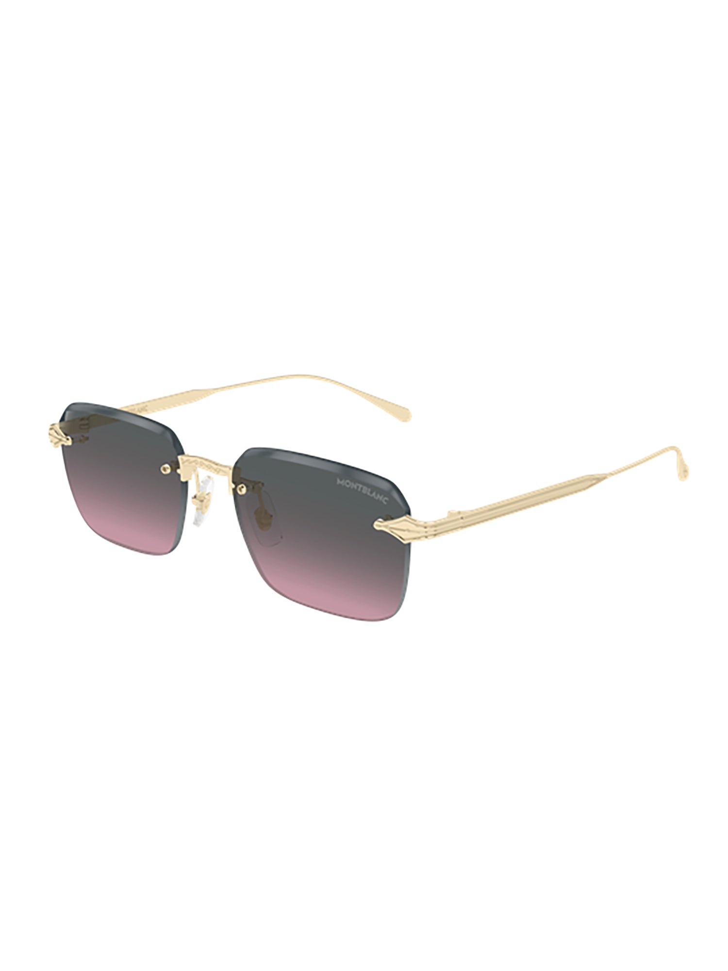 Rimless Metallic Sunglasses