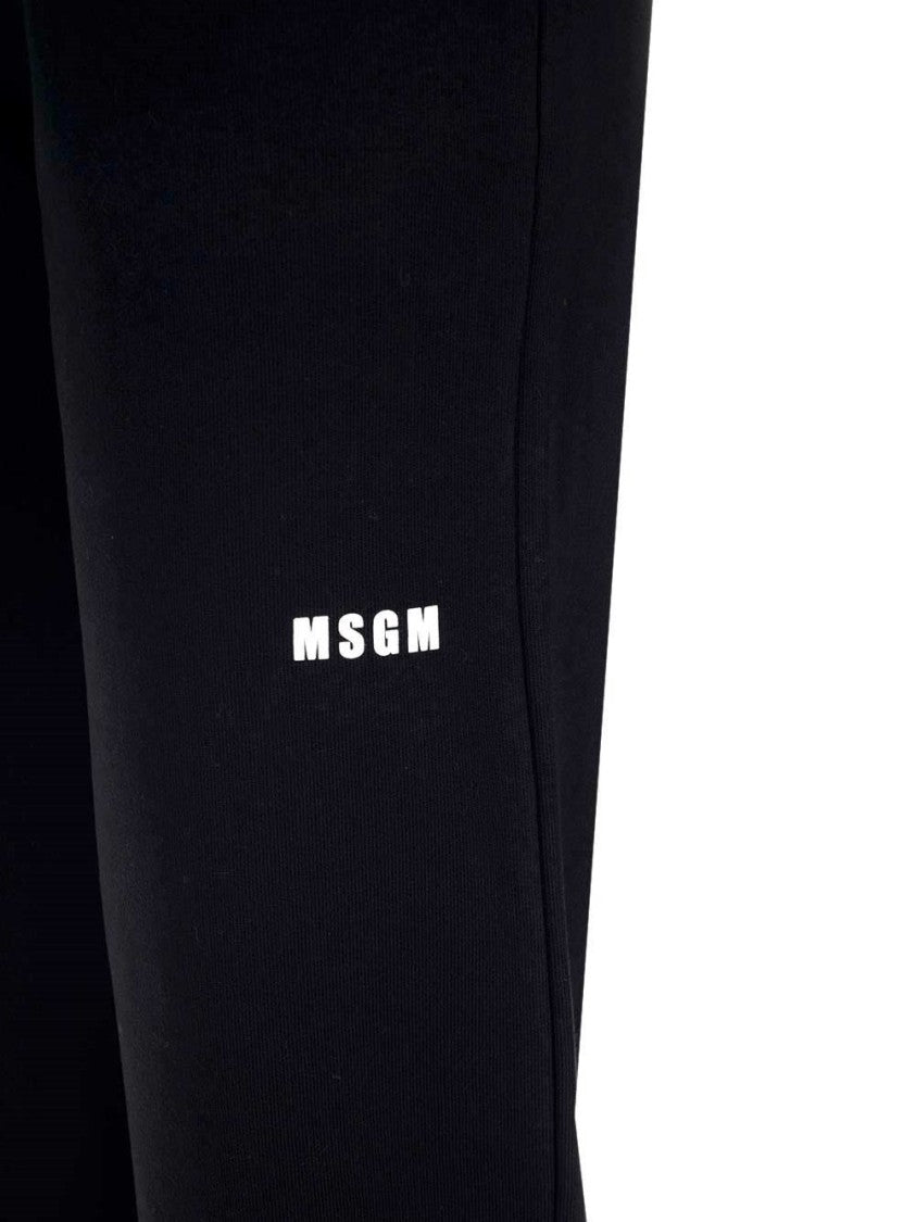 Relaxed Fit Black Jogger Pants With Adjustable Waistband