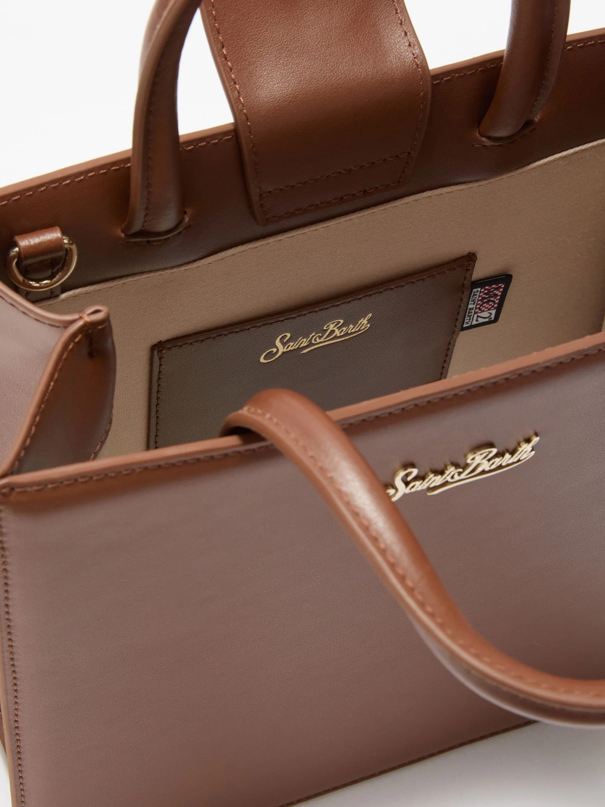 Versatile Midi Tote Bag In Calf Leather