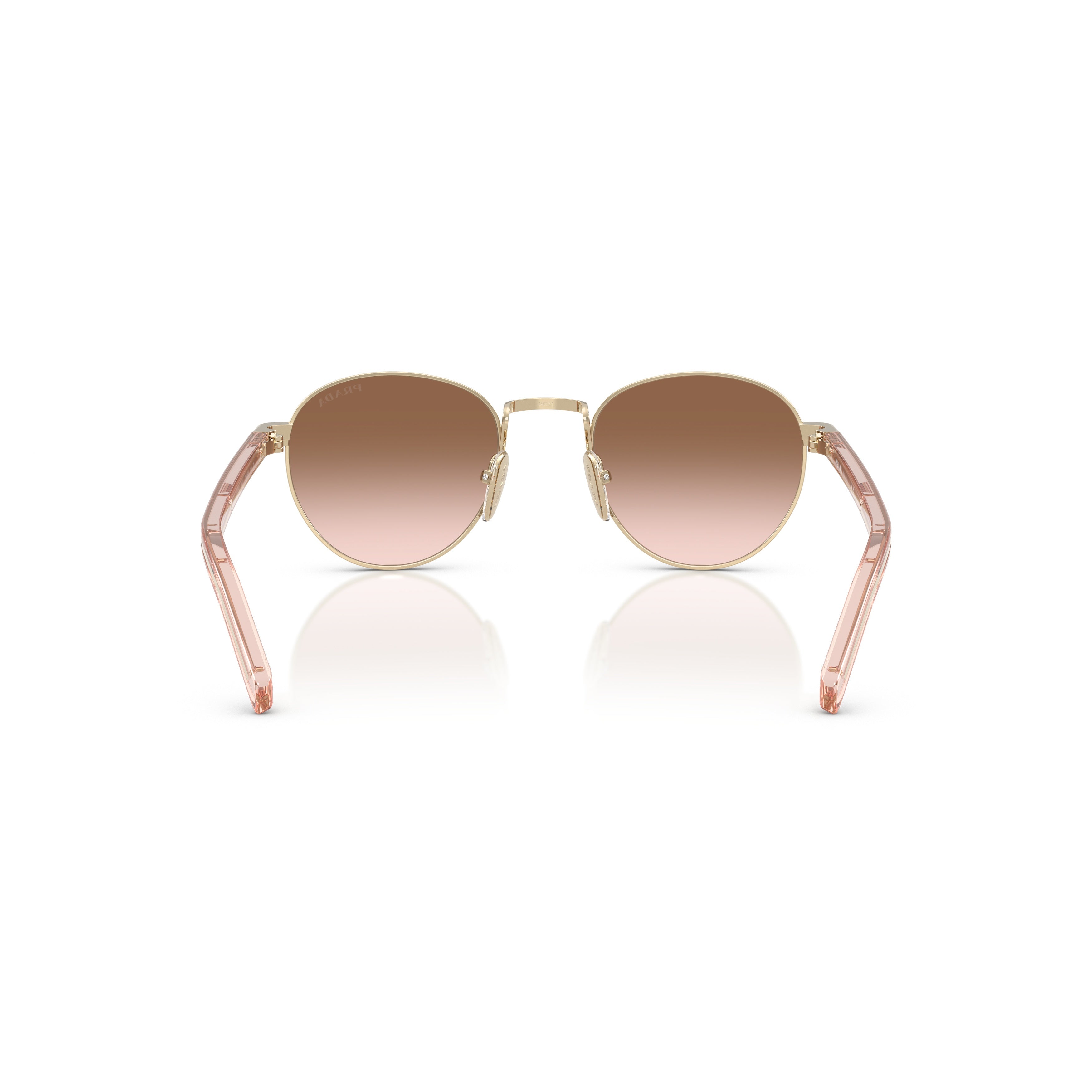 0pr B52s Round Gradient Brown Lens Sunglasses