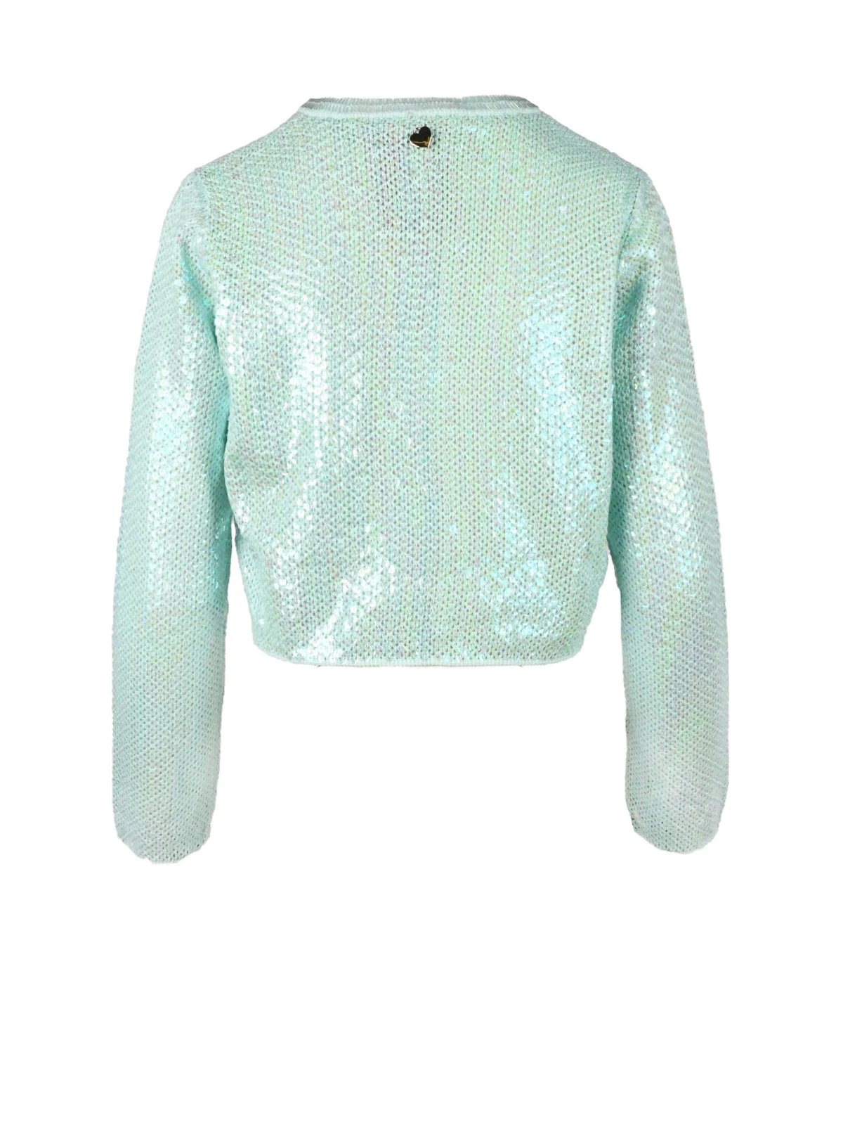 Aqua Green Cotton Cardigan