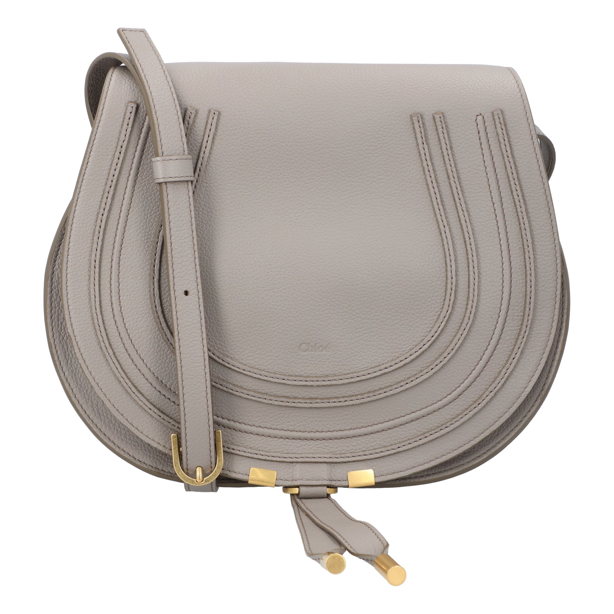 Marcie Medium Saddle Bag Grey