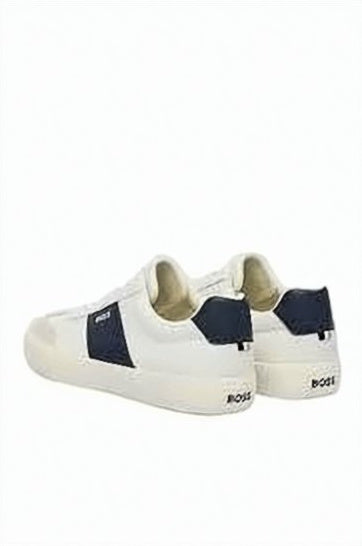 Textured Mesh Low-Top Sneakers With Contrasting Detail