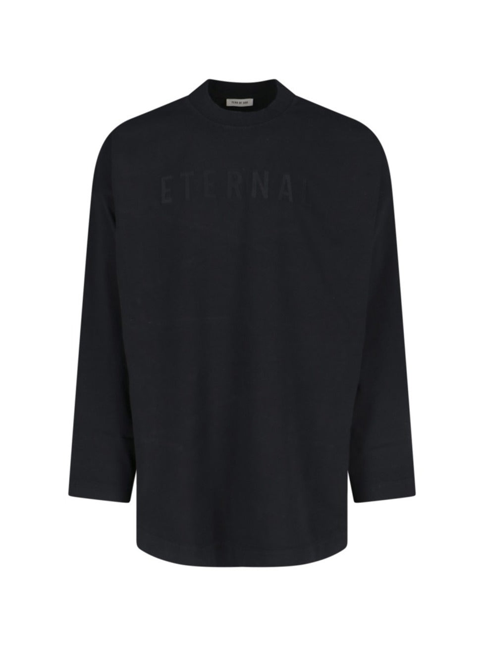 Relaxed Fit Long-Sleeved Top