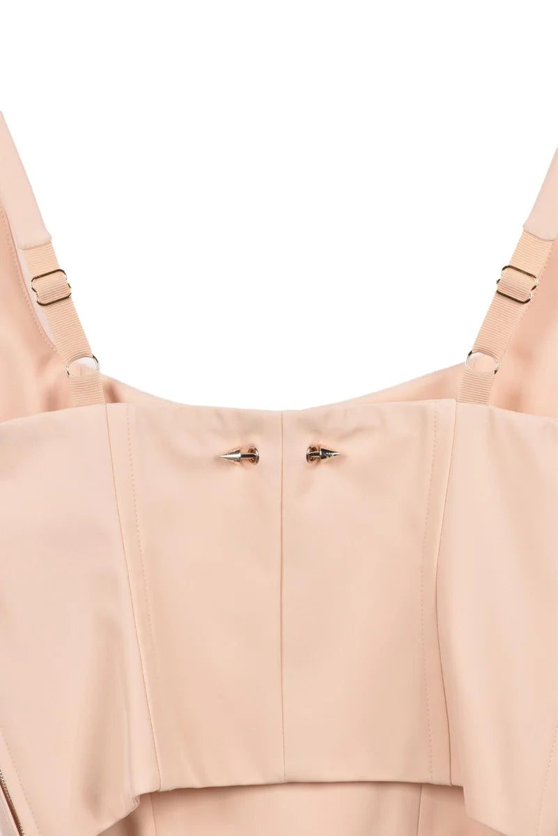Stretch Jersey Top - Beige