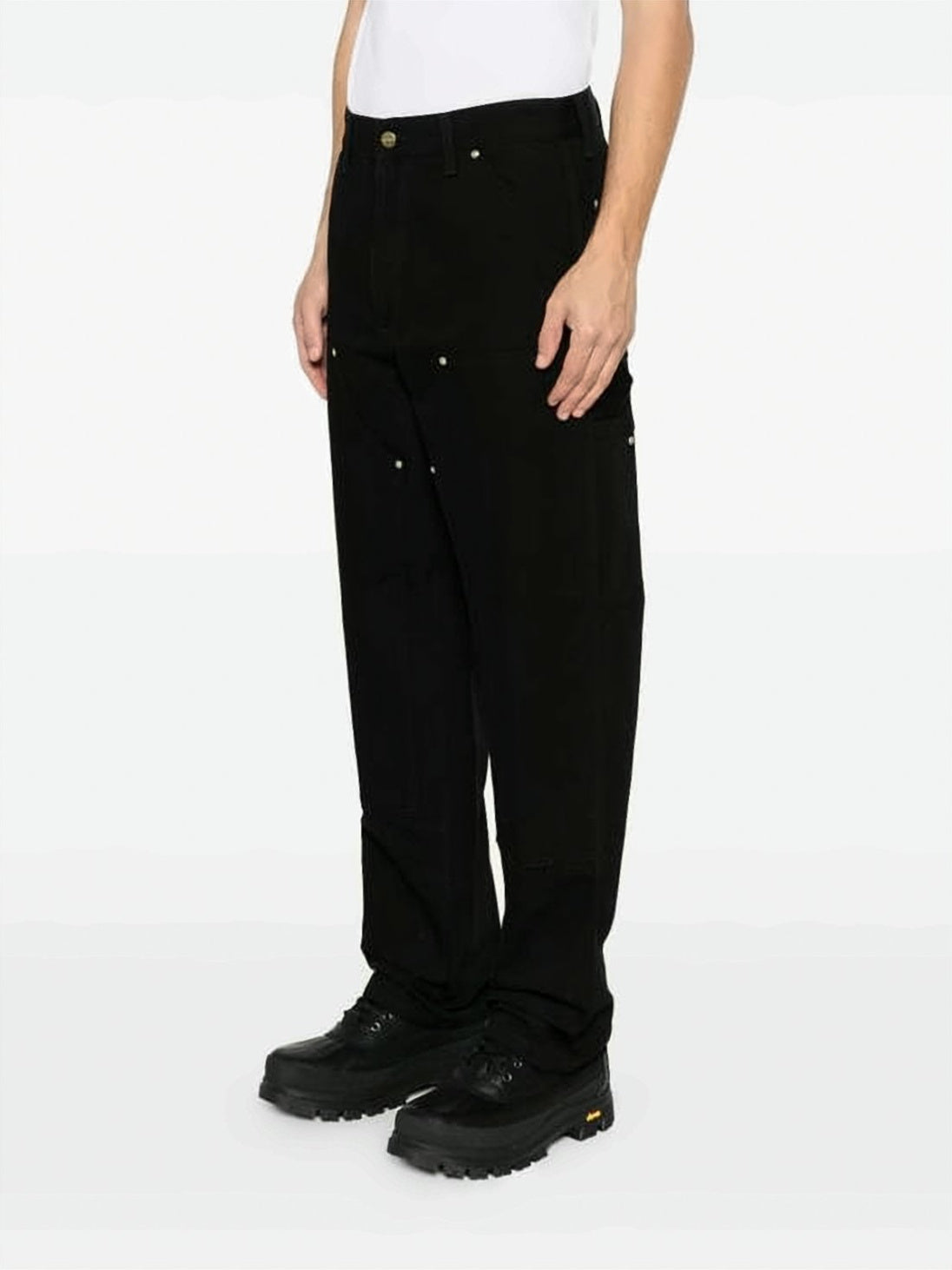 Straight-Leg Pants with Five-Pocket Design