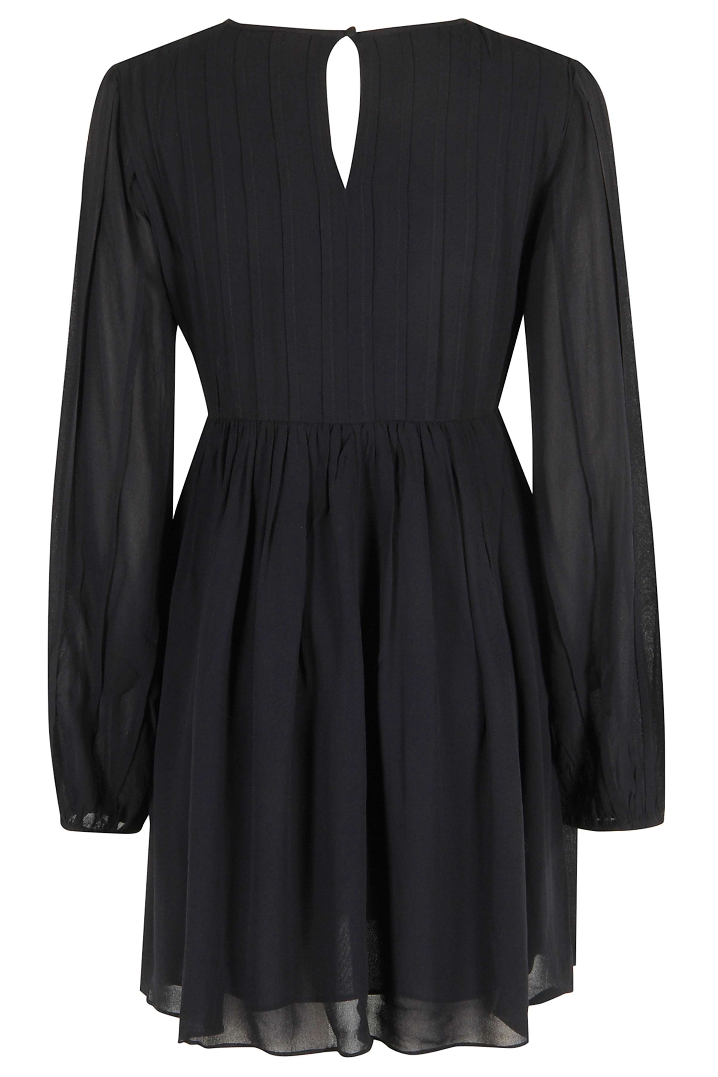 Sheer Long Sleeve Mini Dress