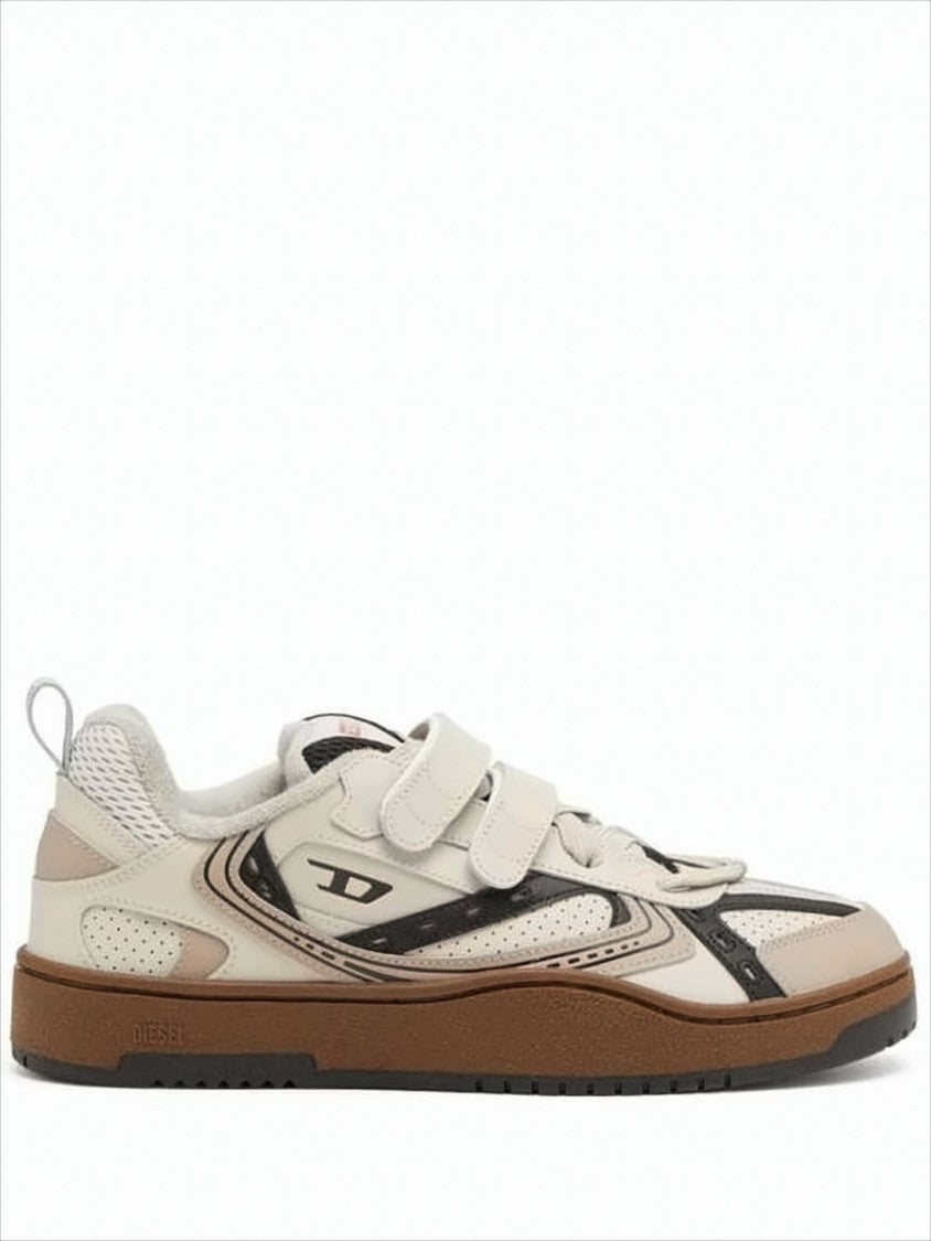 Low-Top Sneakers with Velcro Straps