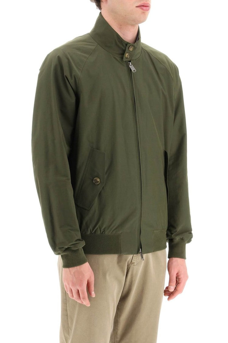 Classic Green Jacket with Stand Collar