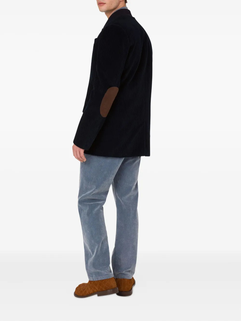Structured Black Tailored Jacket with Classic Lapels