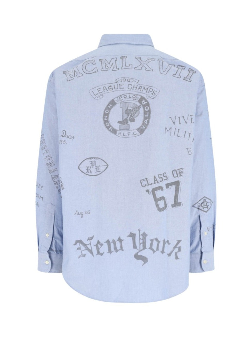"Big-Fit" Shirt Light Blue