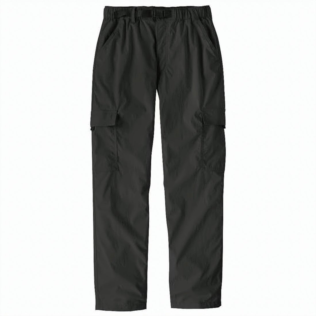 Relaxed-Fit Straight Pants with Elastic Waistband