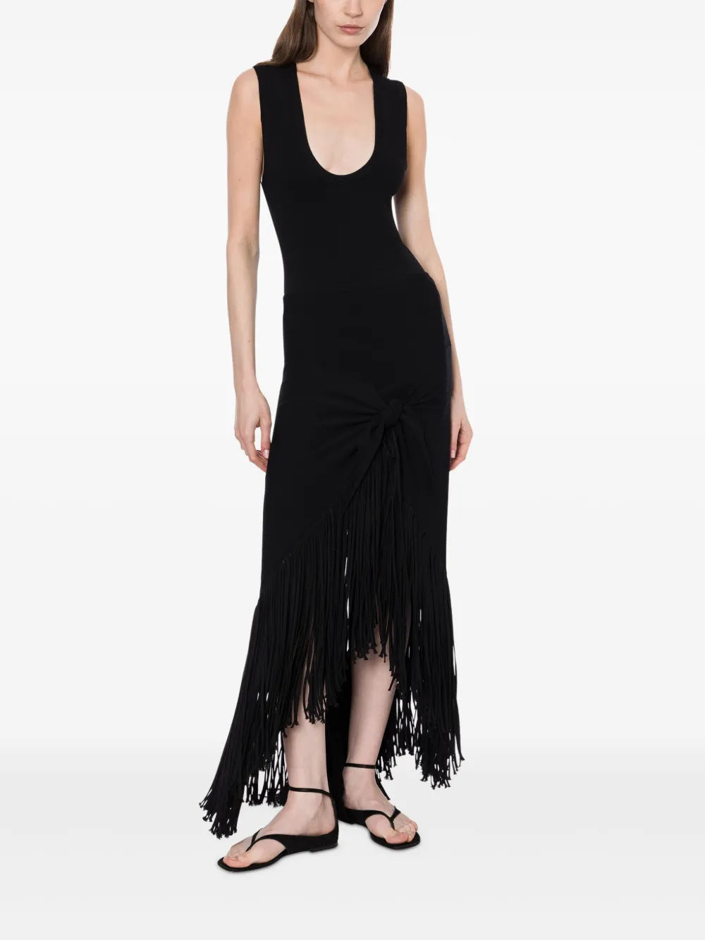 Classic High-Waisted Philosophy Skirt With Smooth Texture