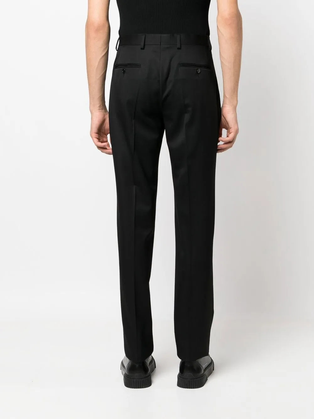 Straight-Leg Tailored Trousers