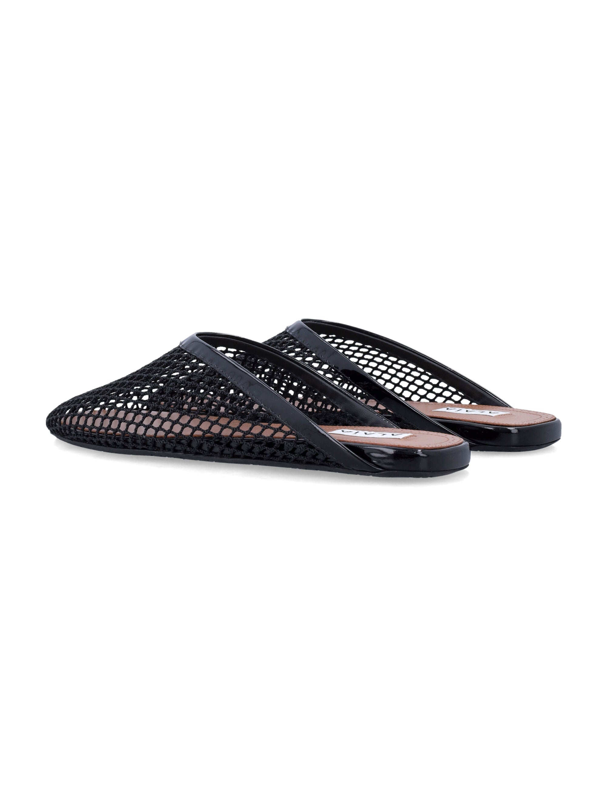 Fishnet Flat Mules