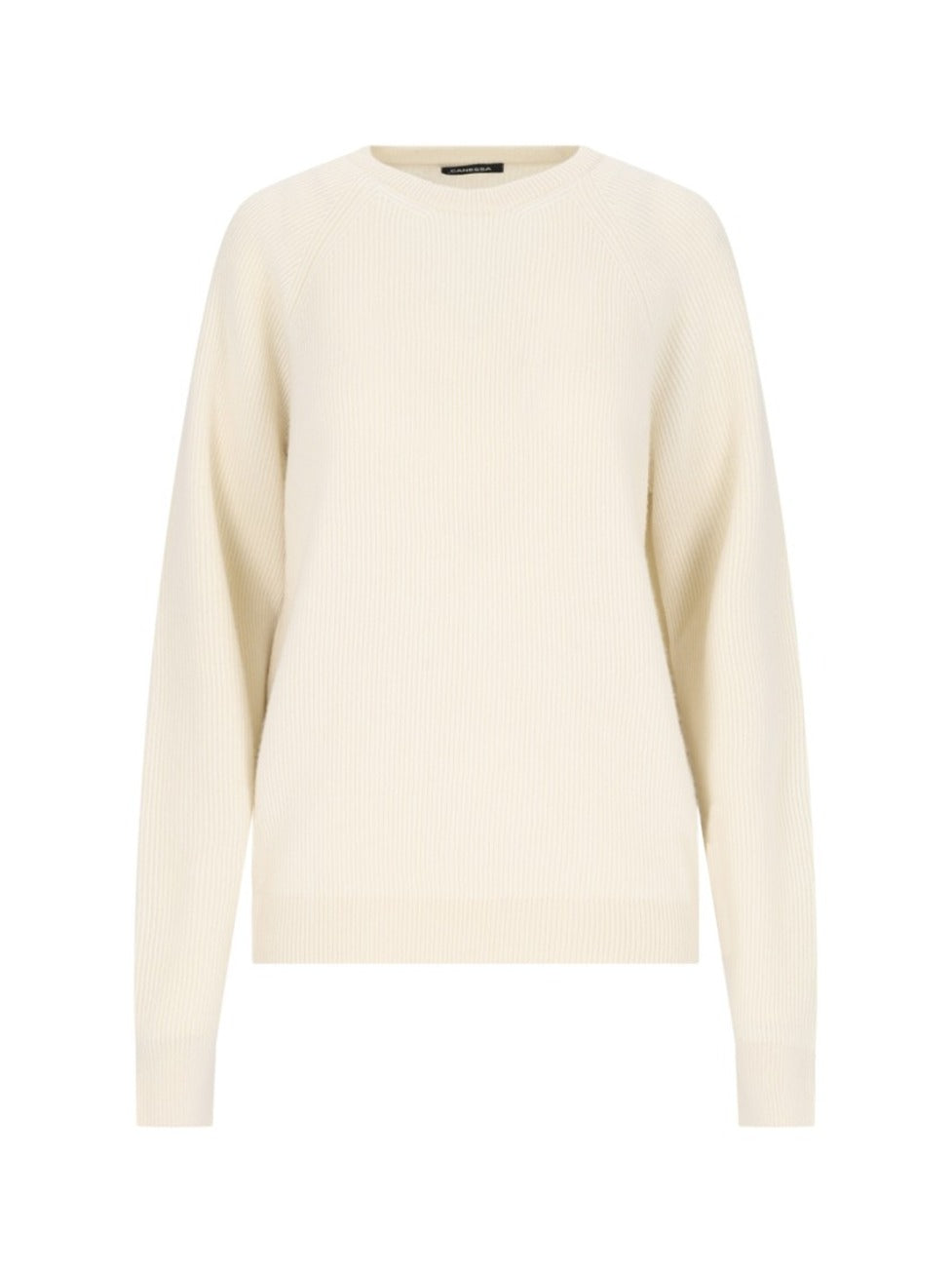 Basic Sweater In Cream Cashmere