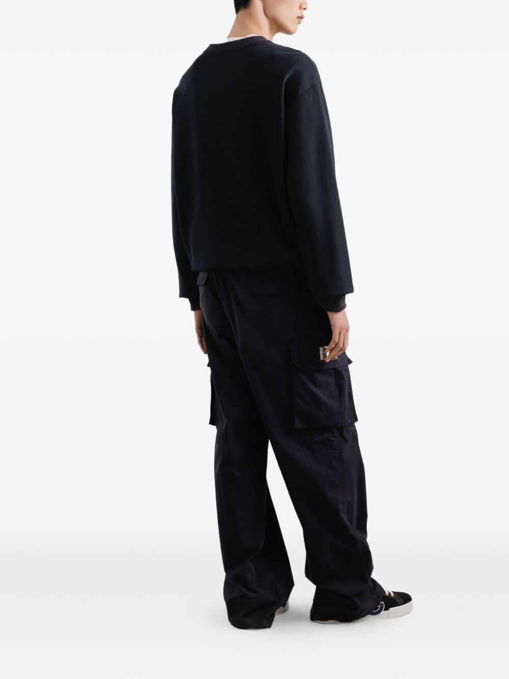 Embroidered Crewneck Sweatshirt