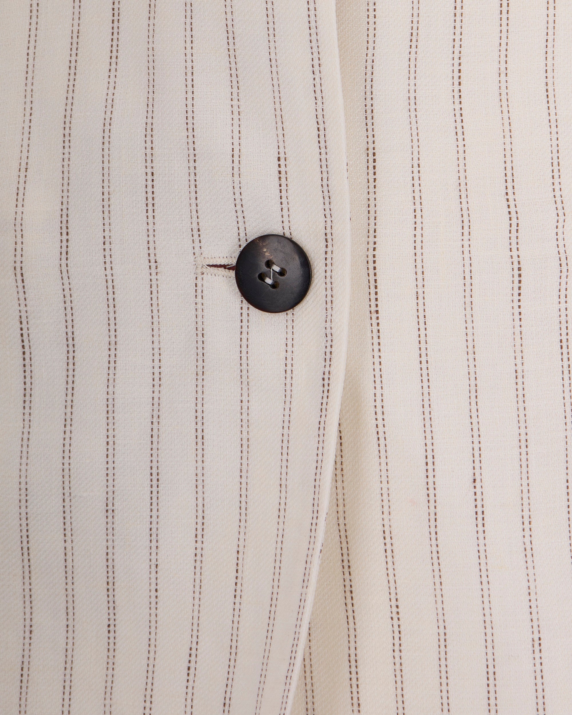 Pinstriped Linen Blazer