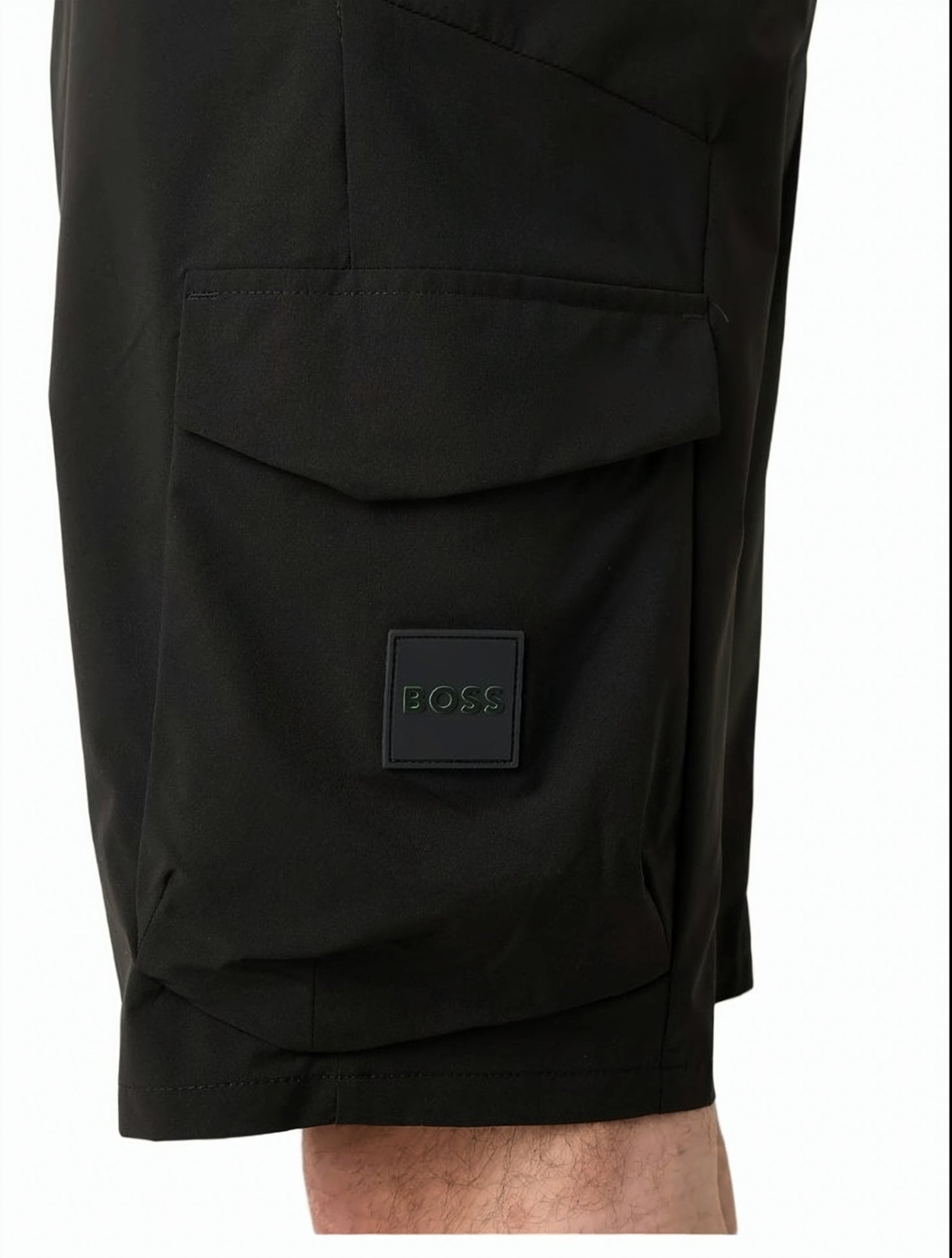 Black S Urbanex Cargo Bermuda Shorts