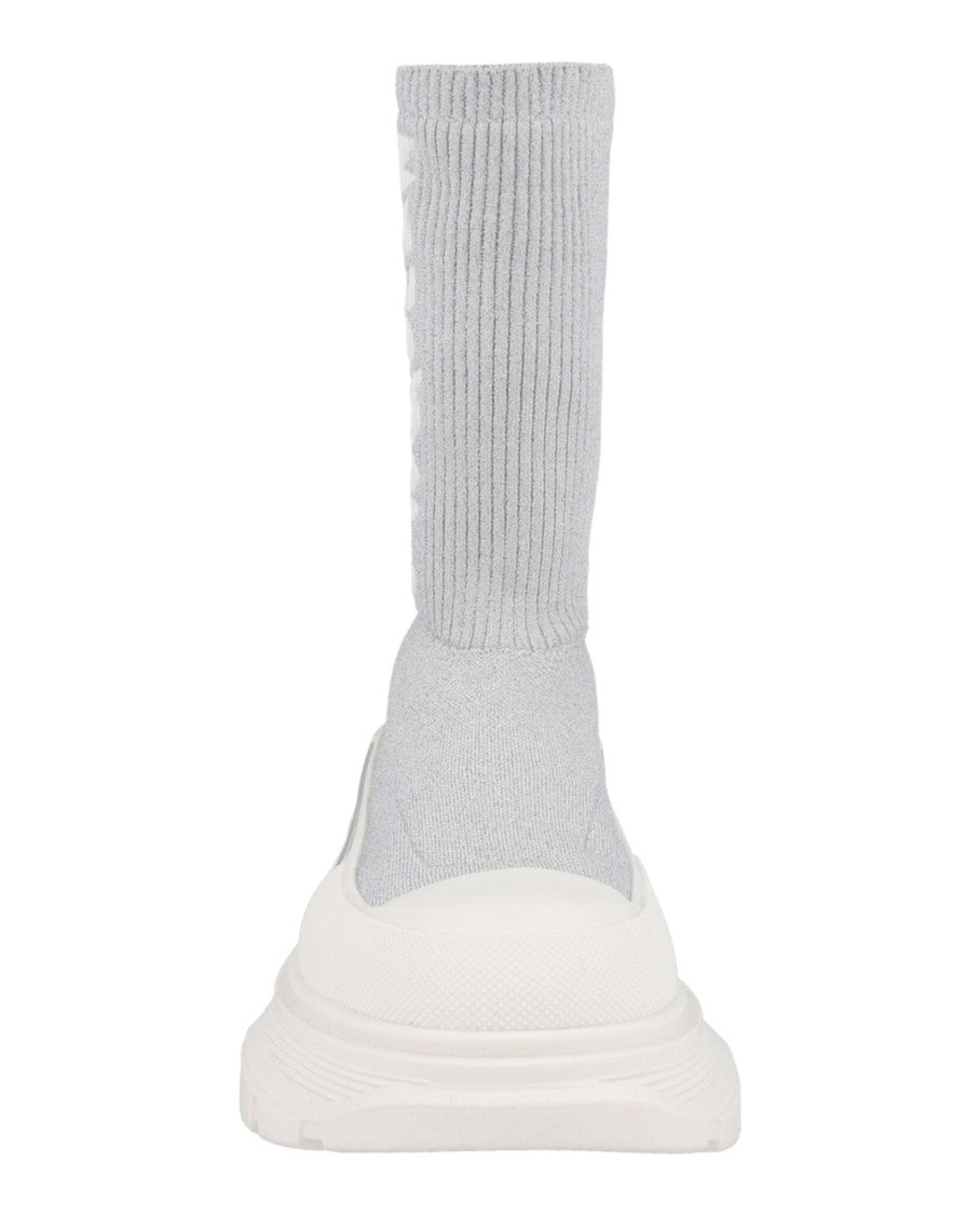 Ribbed Tread Slick Boots