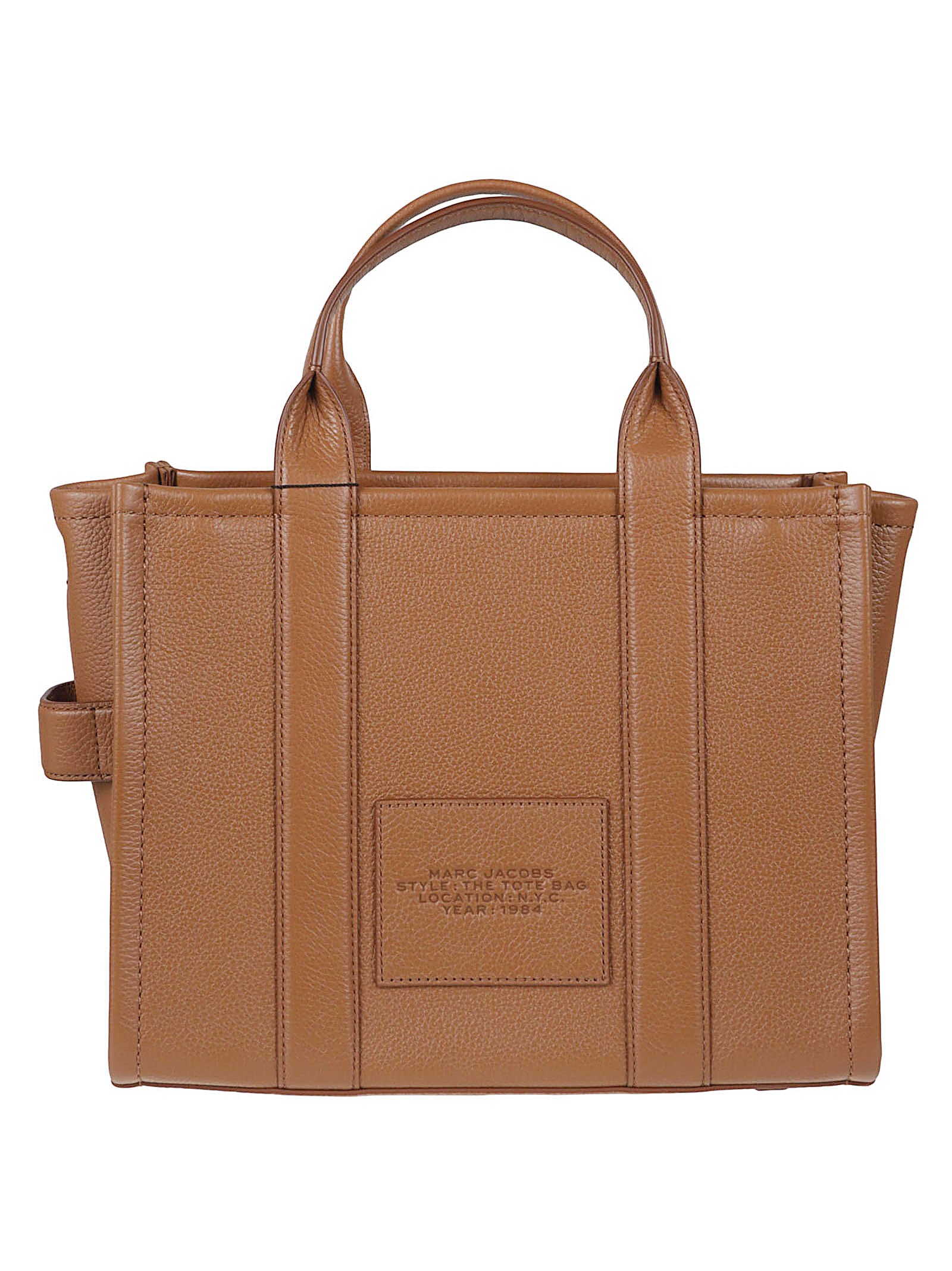 Textured Leather Tote Bag