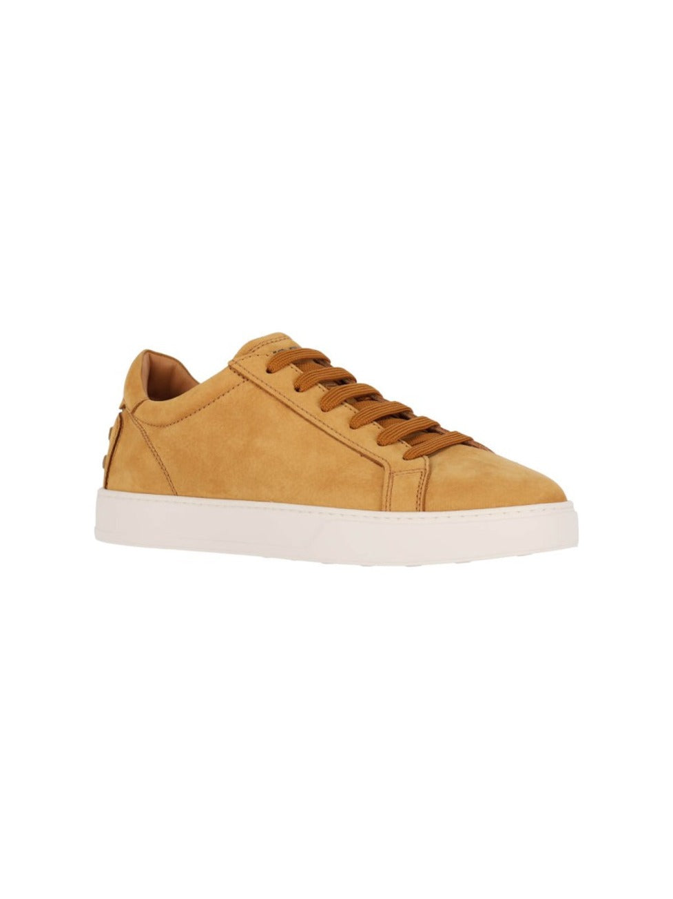 Nubuck Leather Sneakers With Round Toe