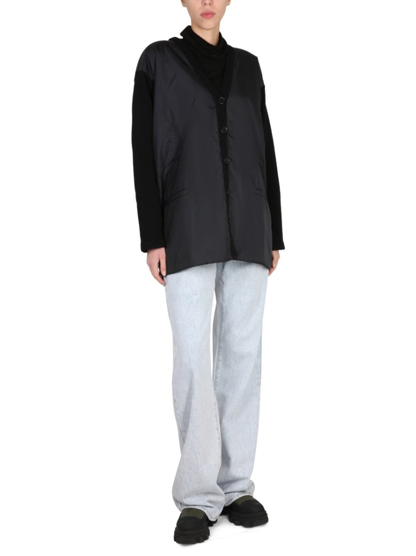 V-Neck Cardigan With Button Closure