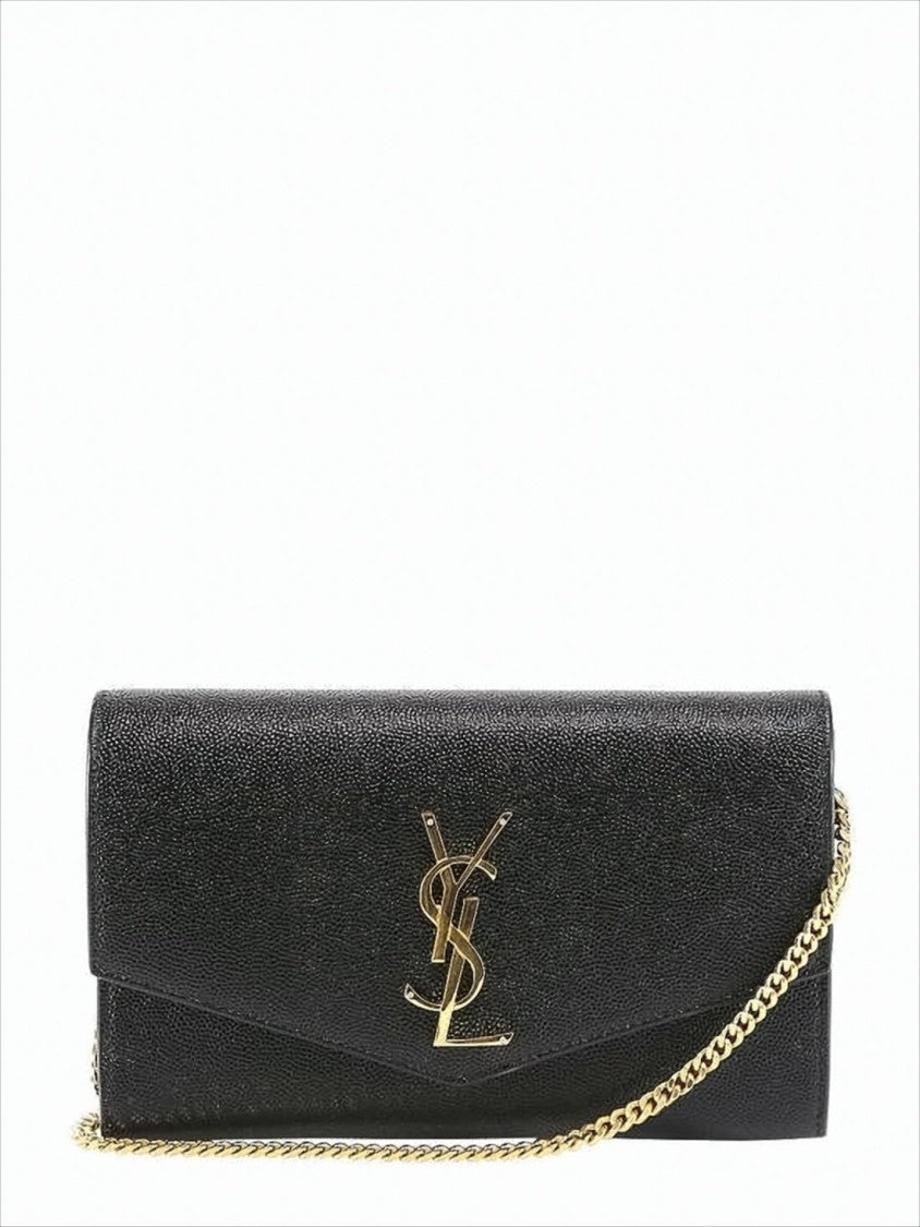 Structured Calf Leather Shoulder Bag