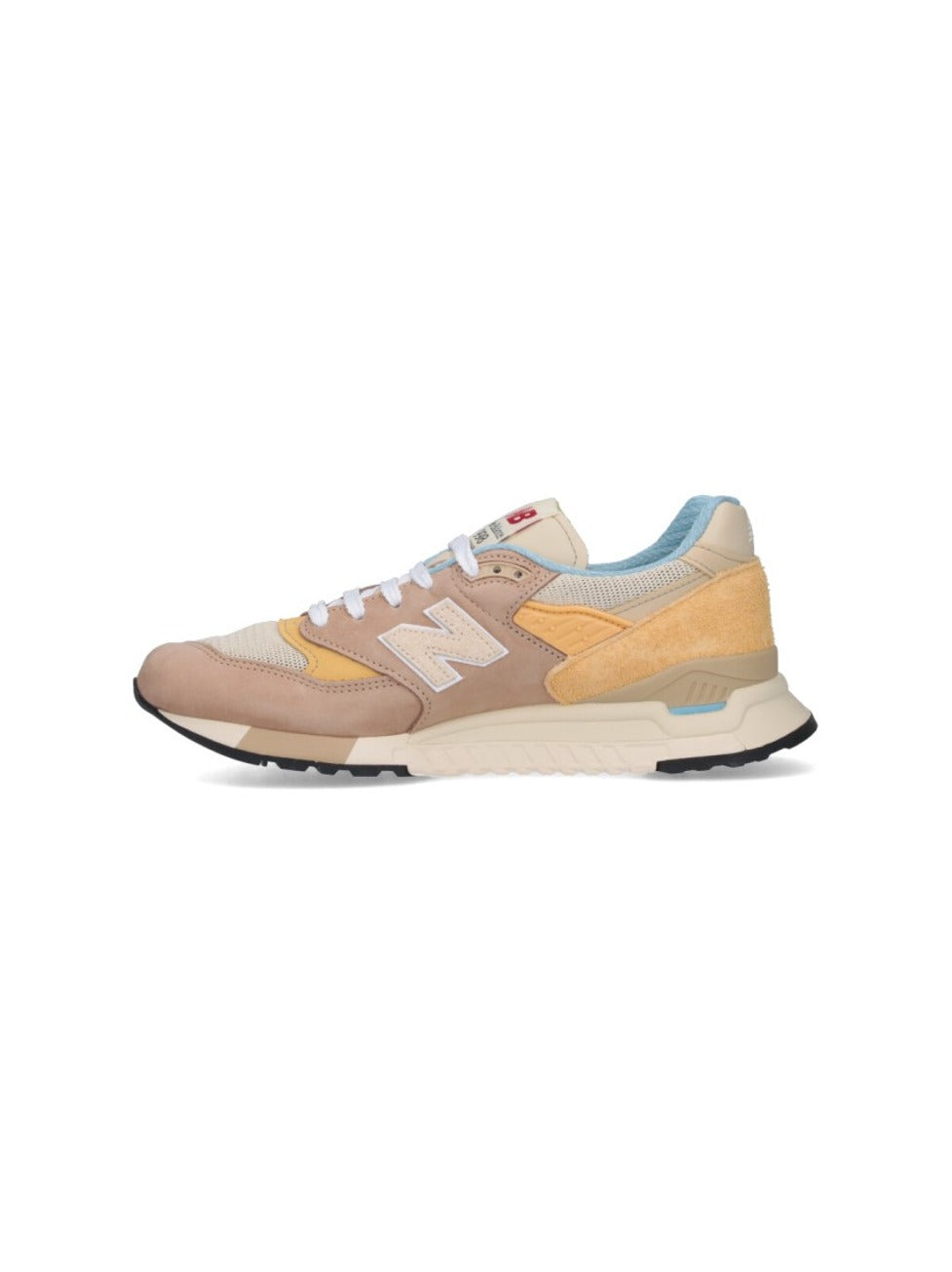 Suede And Mesh Sneakers With Signature Logo Detail