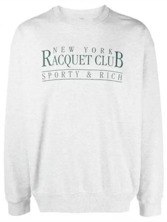 Long-Sleeve Sweatshirt with New York Racquet Club Design