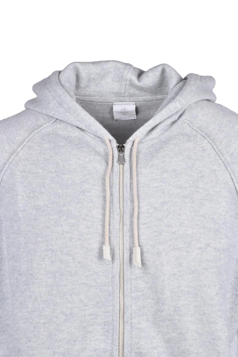 Zip Sweatshirt Cashmere - Grey