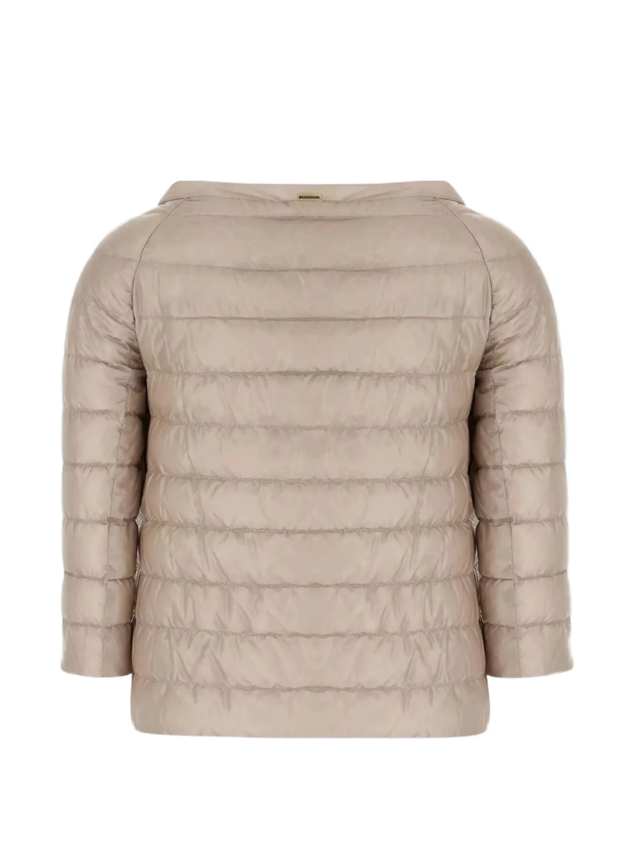 Neutral Piumino Quilted Boxy Polyamide Jacket