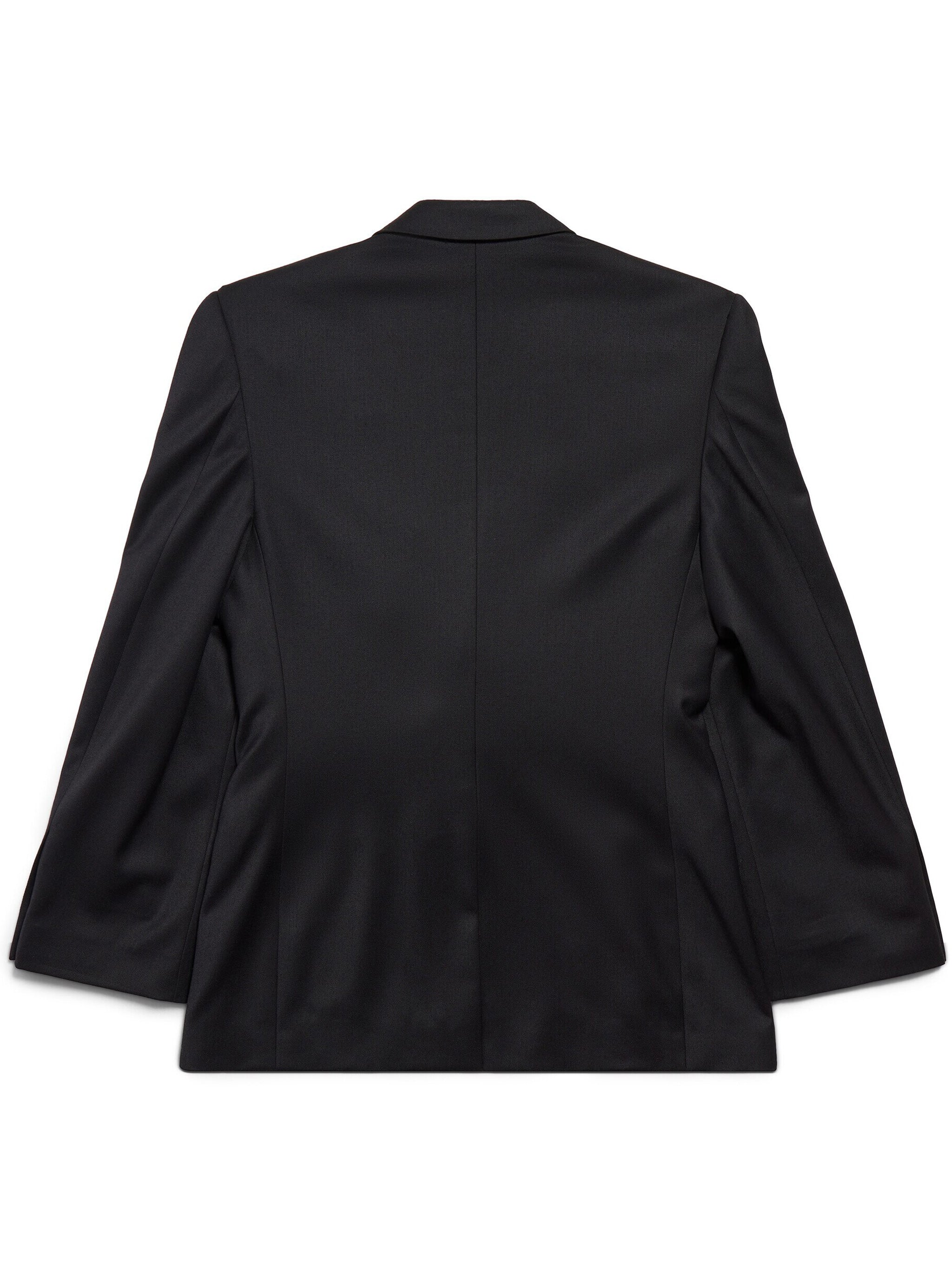 Black Standard Tailored Structured Blazer