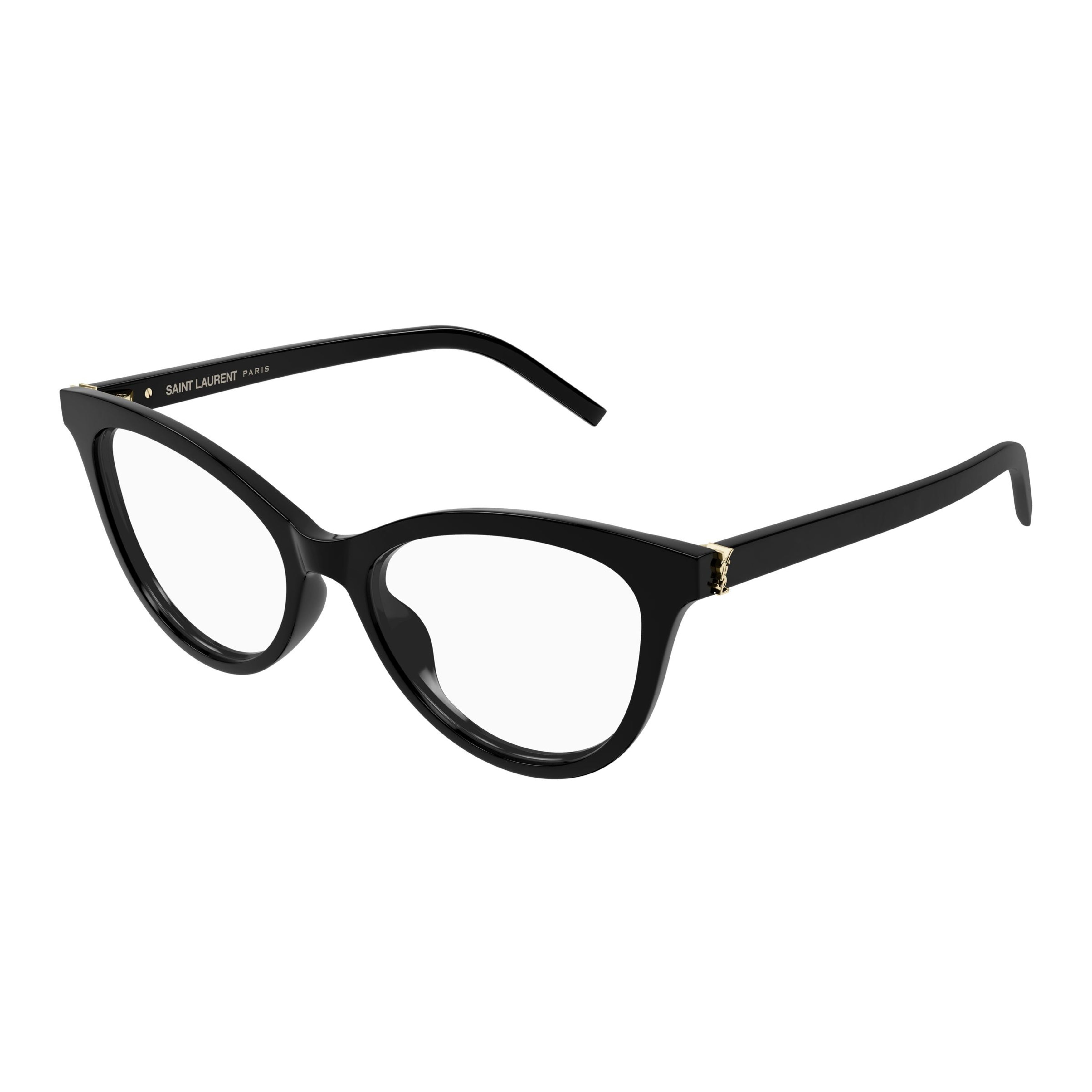 Sl M164 Glossy Black Cat-Eye Sunglasses