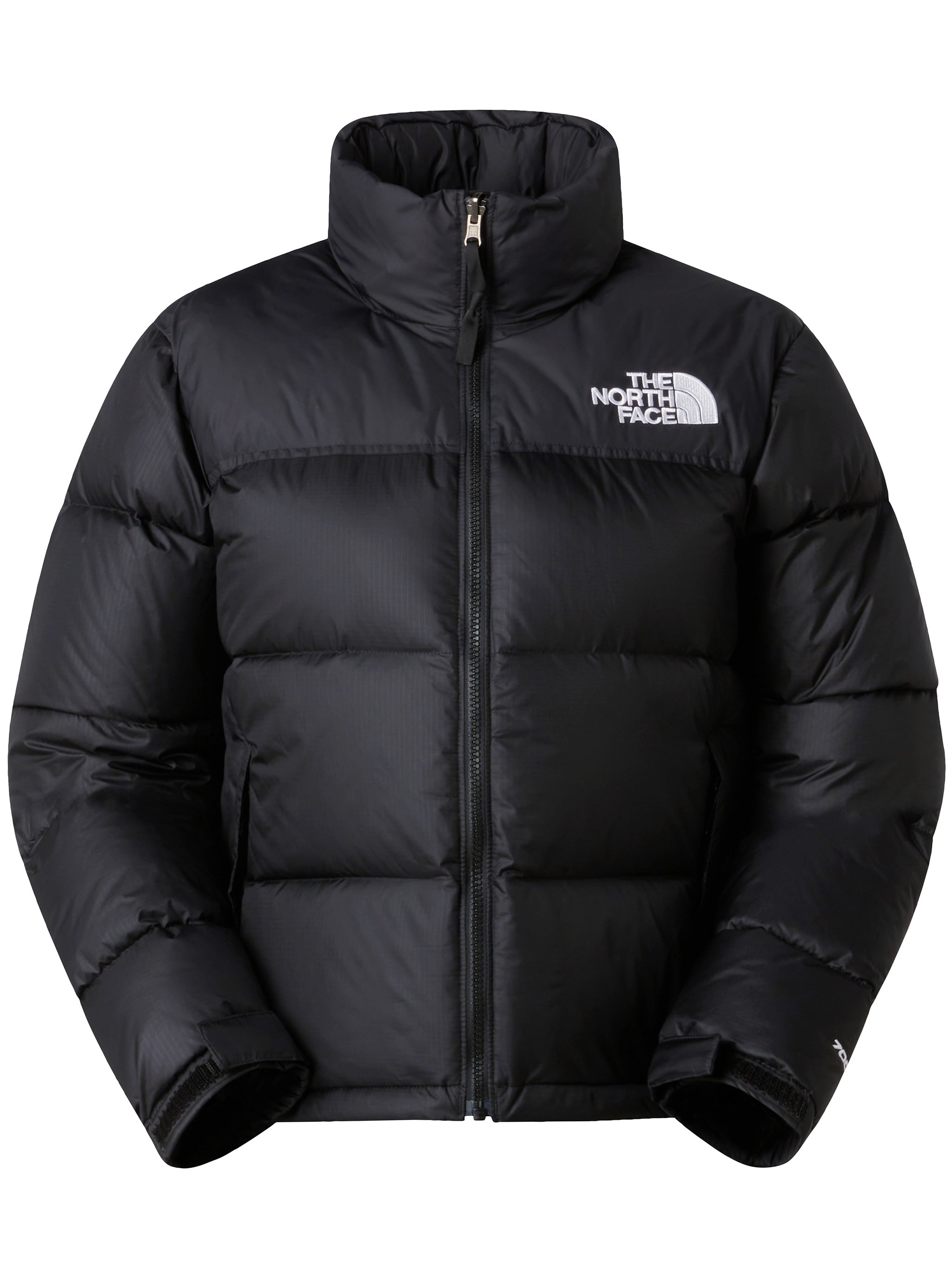 Black Retro Nuptse Cropped Puffer Duvet