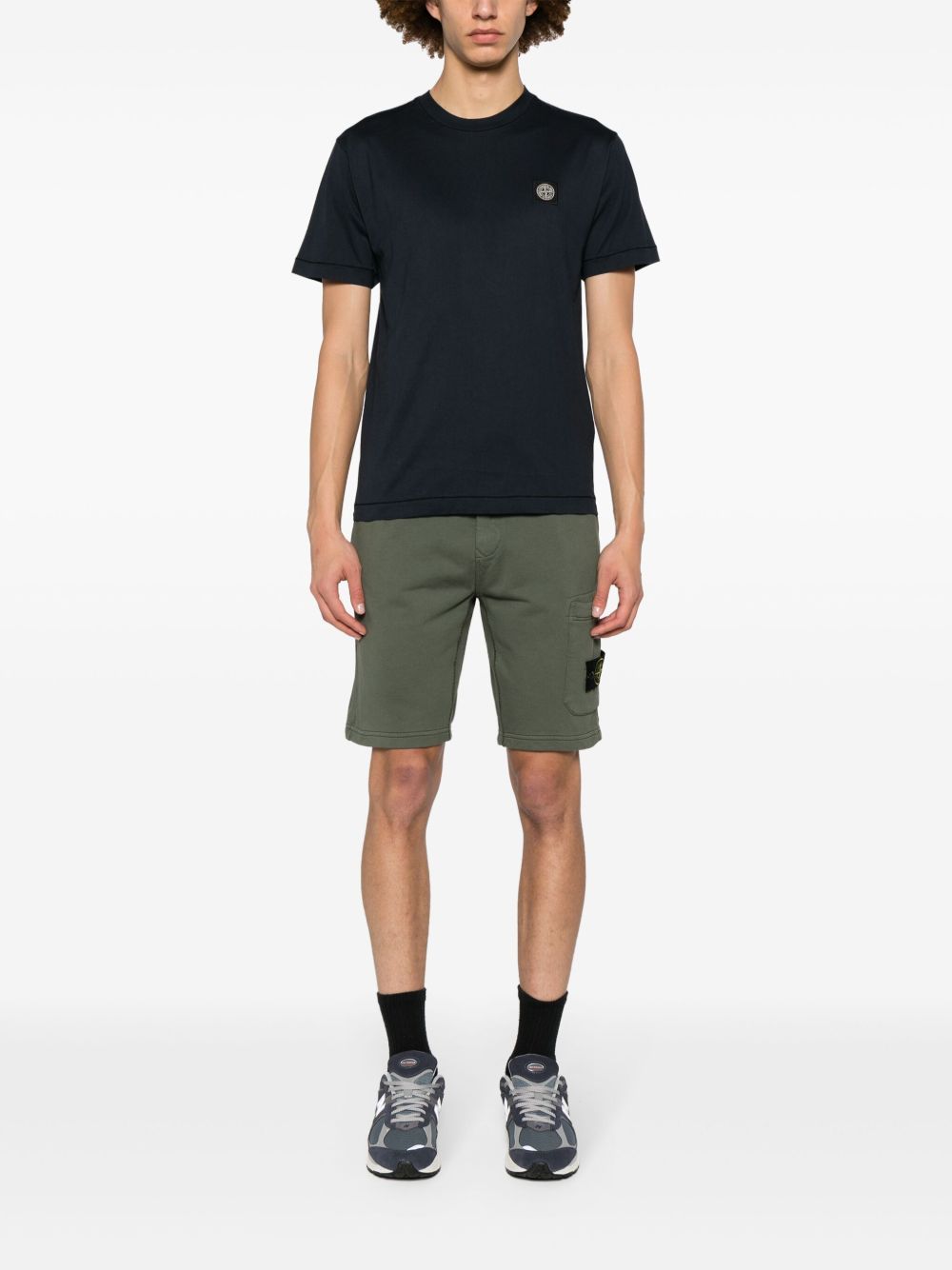 Soft Cotton T-Shirt With Distinctive Logo Patch