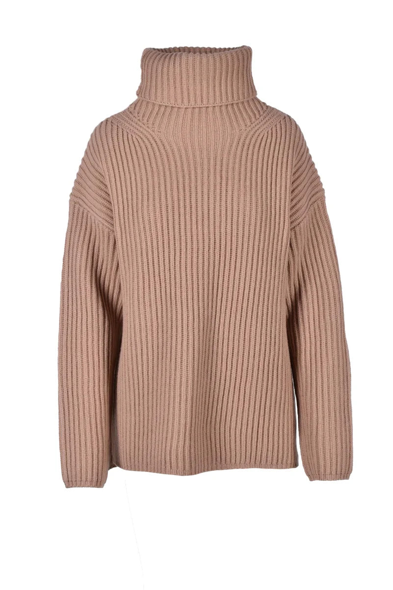 Merino Wool Sweater - Beige