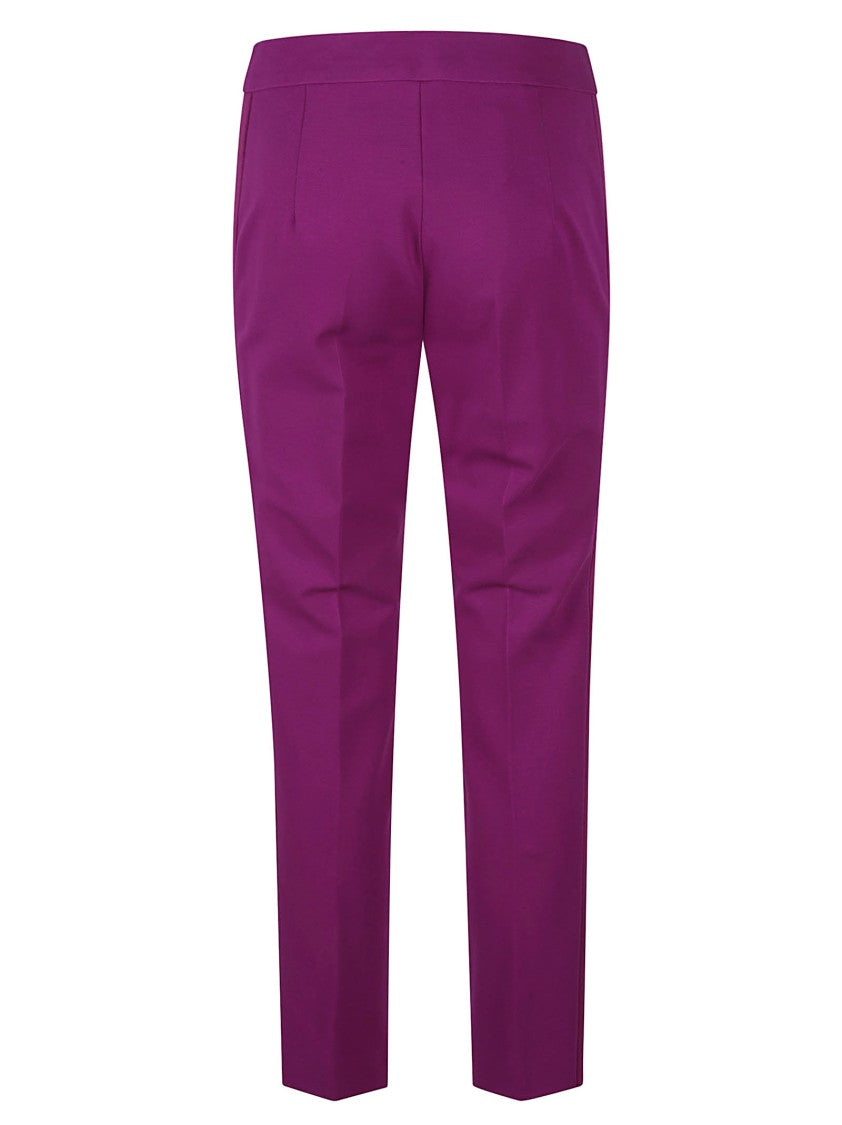 Straight-Leg Tailored Trousers With Subtle Pleats